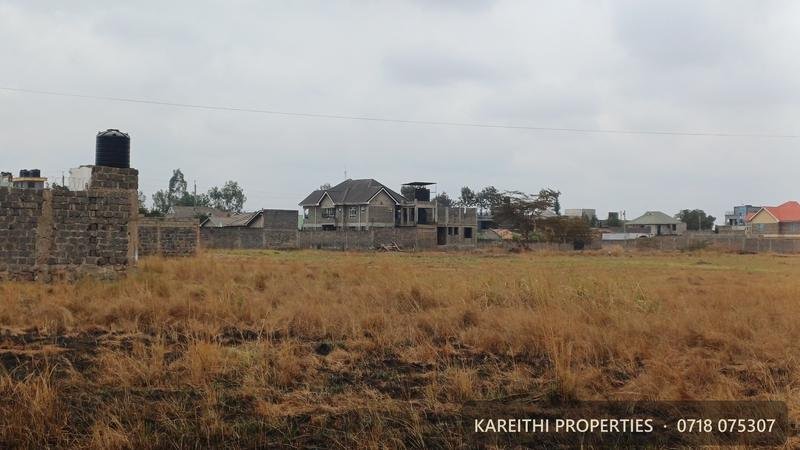 A plot inside a gated community on Kenyatta Road, Ruiru